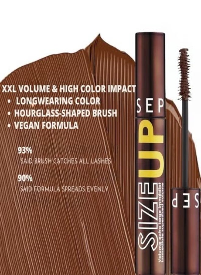 SEPHORA COLLECTION SEPHORA Size Up Mascara - Supersized Volume, Burgundy, 12.5ml | Long-Lasting & Smudge-Proof - Image 3